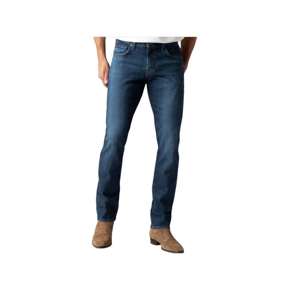 J Brand Mens 34 Kane Straight Leg Jeans Indigo Blue Cotton Blend Denim USA Made
